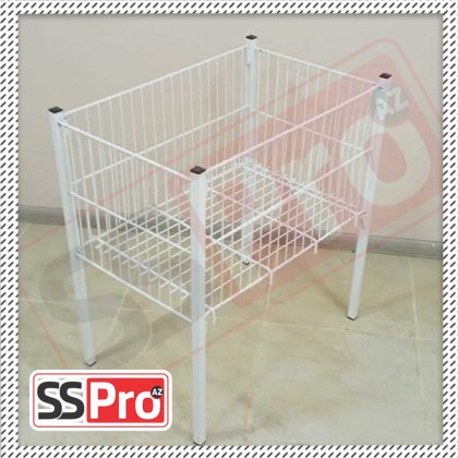 Ayaqlı orta metal səbət (teşir) 600x400x800 mm 60x40-ag-magaza-vitrini-sederek-qalaq-teshir-sebet-ayaqli-sifaris